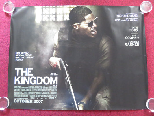 THE KINGDOM UK QUAD (30"x 40") ROLLED POSTER JAMIE FOXX CHRIS COOPER 2007