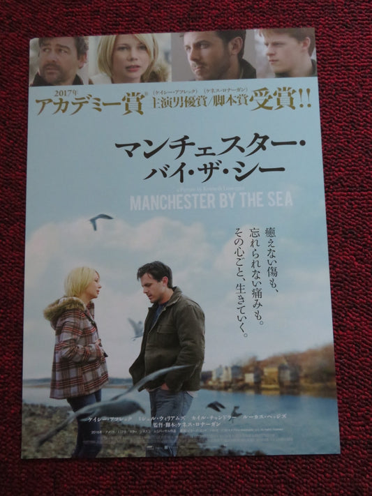 MANCHESTER BY THE SEA JAPANESE CHIRASHI (B5) POSTER CASEY AFFLECK 2016