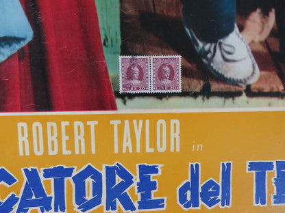 CATTLE KING ITALIAN FOTOBUSTA POSTER ROBERT TAYLOR ROBERT LOGGIA 1963