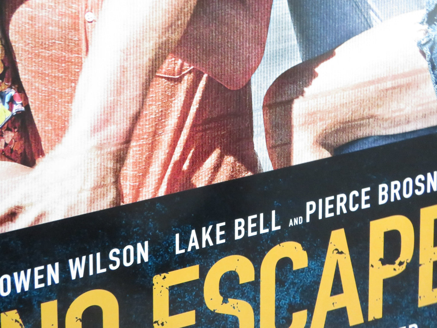 NO ESCAPE US ONE SHEET ROLLED POSTER OWEN WILSON LAKE BELL 2015