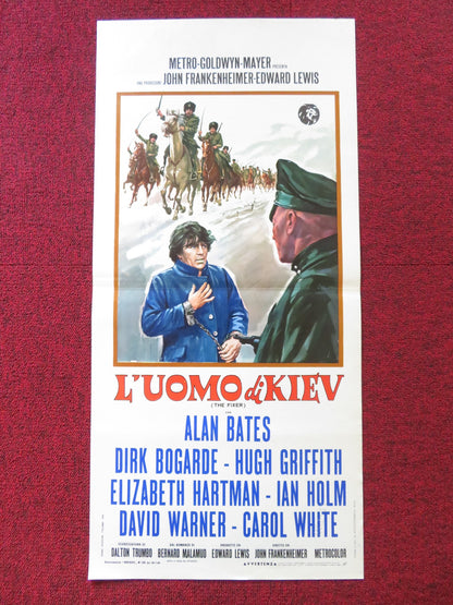 THE FIXER ITALIAN LOCANDINA POSTER ALAN BATES DIRK BOGARDE 1969