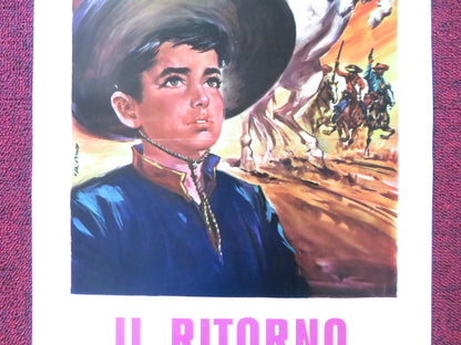 IL RITORNO DI JOSELITO ITALIAN LOCANDINA POSTER JOSELITO ANTONIO AGUILAR 1968