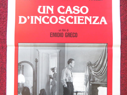 UN CASO D'INCOSCIENZA ITALIAN LOCANDINA POSTER ERLAND JOSEPHSON B. FOSSEY 1988