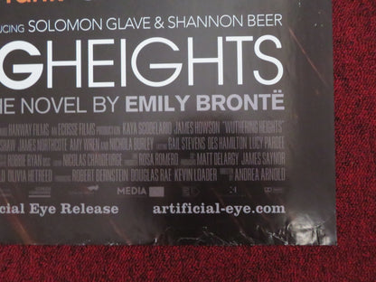 WUTHERING HEIGHTS UK QUAD (30"x 40") ROLLED POSTER KAYA SCODELARIO 2011