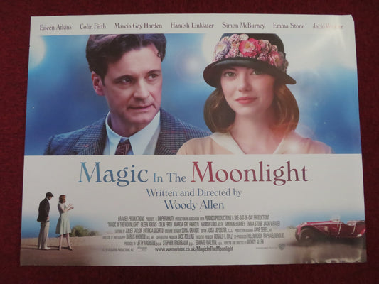 MAGIC IN THE MOONLIGHT UK QUAD (30"x 40") ROLLED POSTER WOODY ALLEN 2014