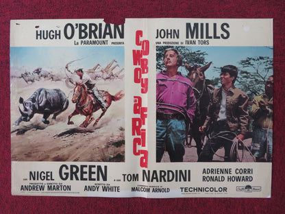 COWBOY IN AFRICA / AFRICA: TEXAS STYLE ITALIAN FOTOBUSTA POSTER H. O'BRIAN 1967