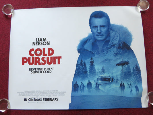 COLD PURSUIT UK QUAD (30"x 40") ROLLED POSTER LIAM NEESON LAURA DERN 2019