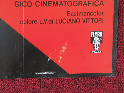 FUGA DALL'ARCIPELAGO MALEDETTO - A ITALIAN FOTOBUSTA POSTER DAVID WARBECK 1982