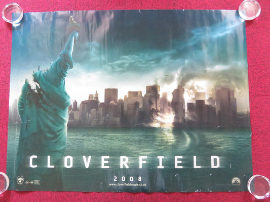 CLOVERFIELD UK QUAD (30"x 40") ROLLED POSTER LIZZY CAPLAN JESSICA LUCAS 2008