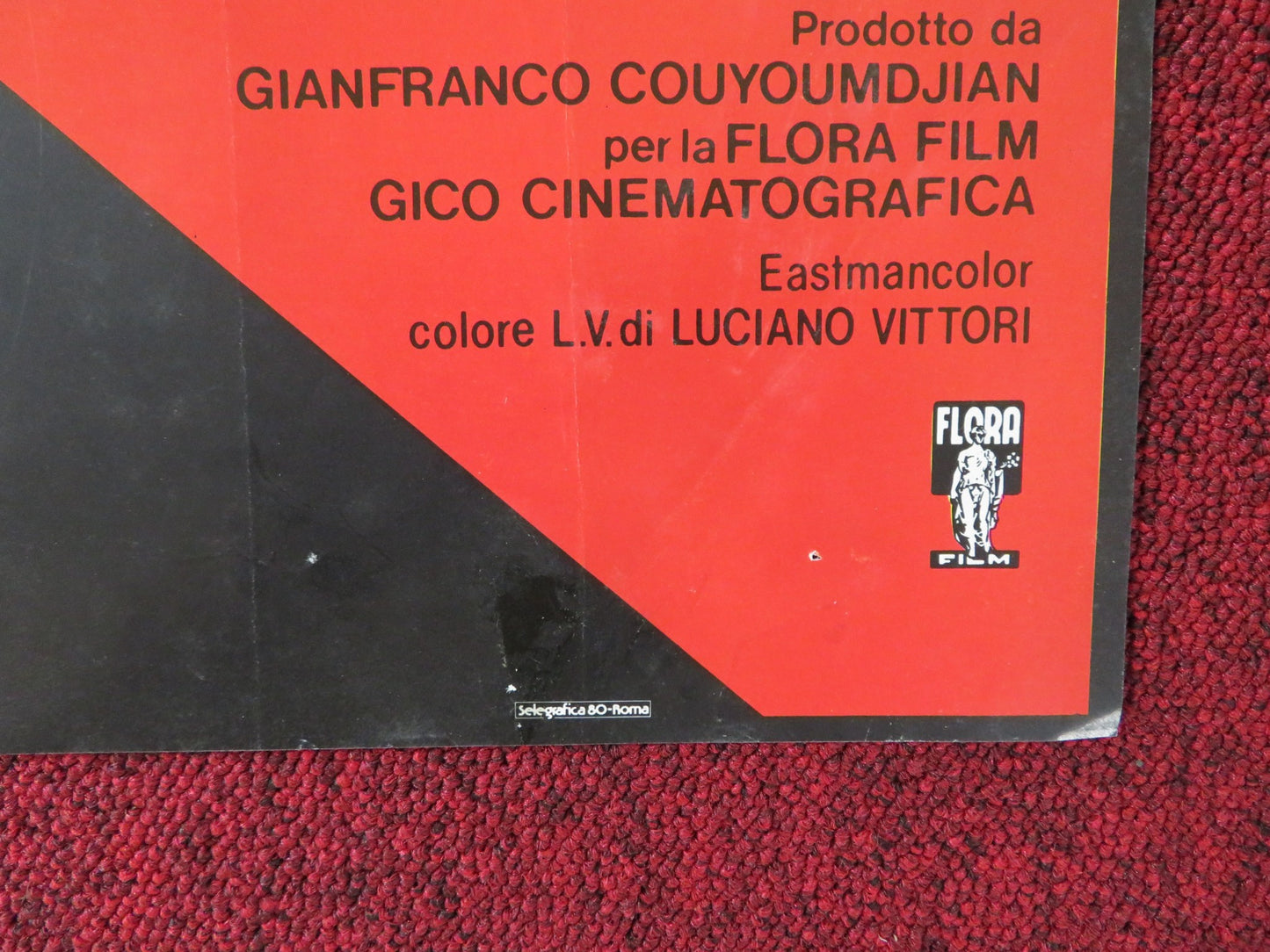 FUGA DALL'ARCIPELAGO MALEDETTO - D ITALIAN FOTOBUSTA POSTER DAVID WARBECK 1982