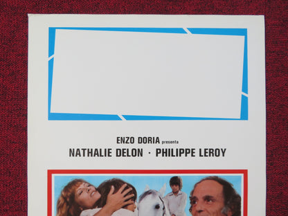 GLI ULTIMI ANGELI ITALIAN LOCANDINA POSTER NATHALIE DELON PHILIPPE LEROY 1978