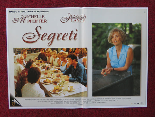 SEGRETI - B ITALIAN FOTOBUSTA POSTER MICHELLE PFEIFFER JESSICA LANGE 1997