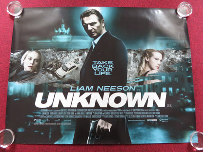 UNKNOWN UK QUAD (30"x 40") ROLLED POSTER LIAM NEESON DIANE KRUGER 2011