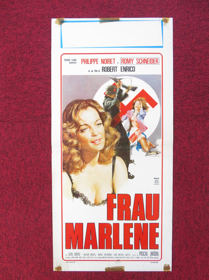 FRAU MARLENE ITALIAN LOCANDINA POSTER PHILIPPE NOIRET ROMY SCHNEIDER 1975