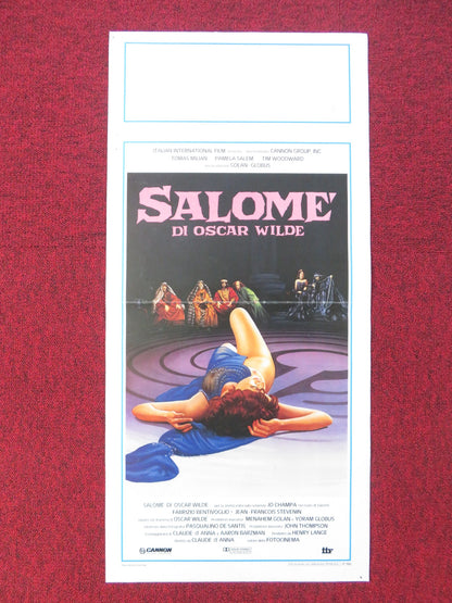 SALOME ITALIAN LOCANDINA POSTER CANNON TOMAS MILIAN 1986