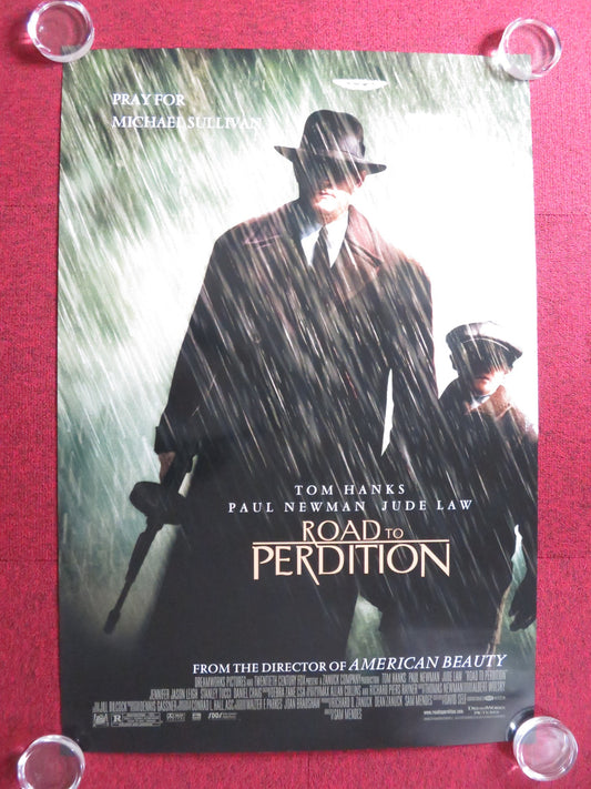 ROAD TO PERDITION US ONE SHEET ROLLED POSTER TOM HANKS PAUL NEWMAN 2002