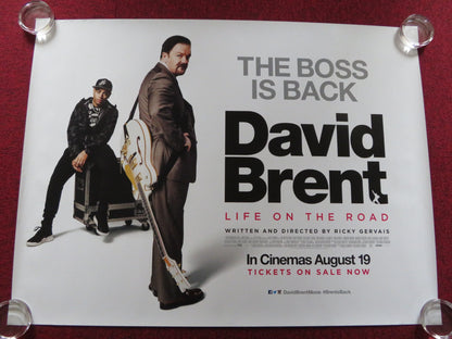 DAVID BRENT: LIFE ON THE ROAD UK QUAD (30"x 40") ROLLED POSTER R. GERVAIS 2016