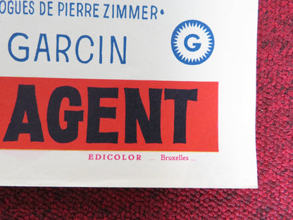 JUDOKA-SECRET AGENT BELGIUM POSTER JEAN-CLAUDE BERCQ MARILU TOLO 1966