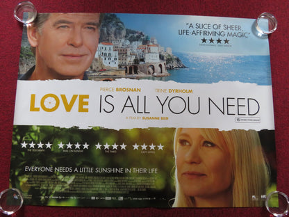 LOVE IS ALL YOU NEED UK QUAD (30"x 40") ROLLED POSTER PIERCE BROSNAN 2012