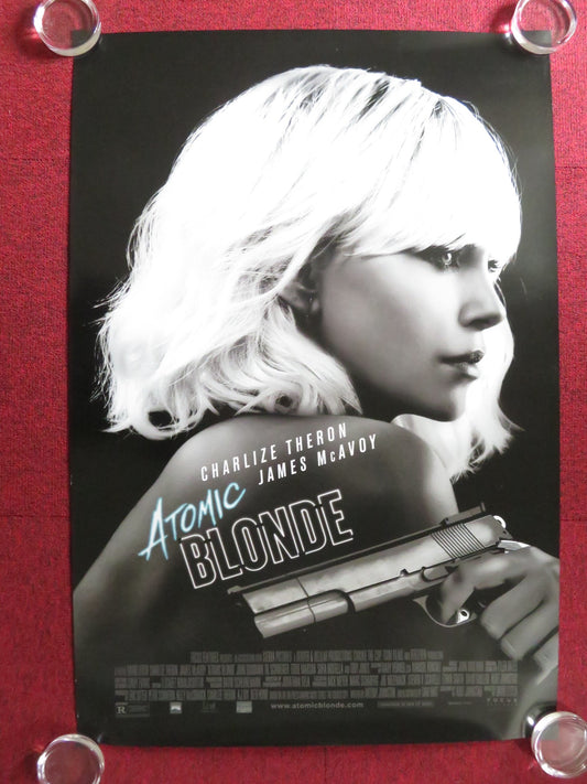 ATOMIC BLONDE US ONE SHEET ROLLED POSTER CHARLIZE THERON JAMES MCAVOY 2017