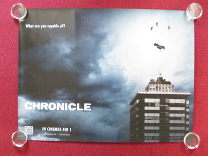 CHRONICLE UK QUAD (30"x 40") ROLLED POSTER DANE DEHAAN ALEX RUSSELL 2012