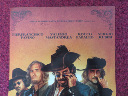 THE KING'S MUSKETEERS ITALIAN LOCANDINA POSTER PIERFRANCESCO FAVINO 2018