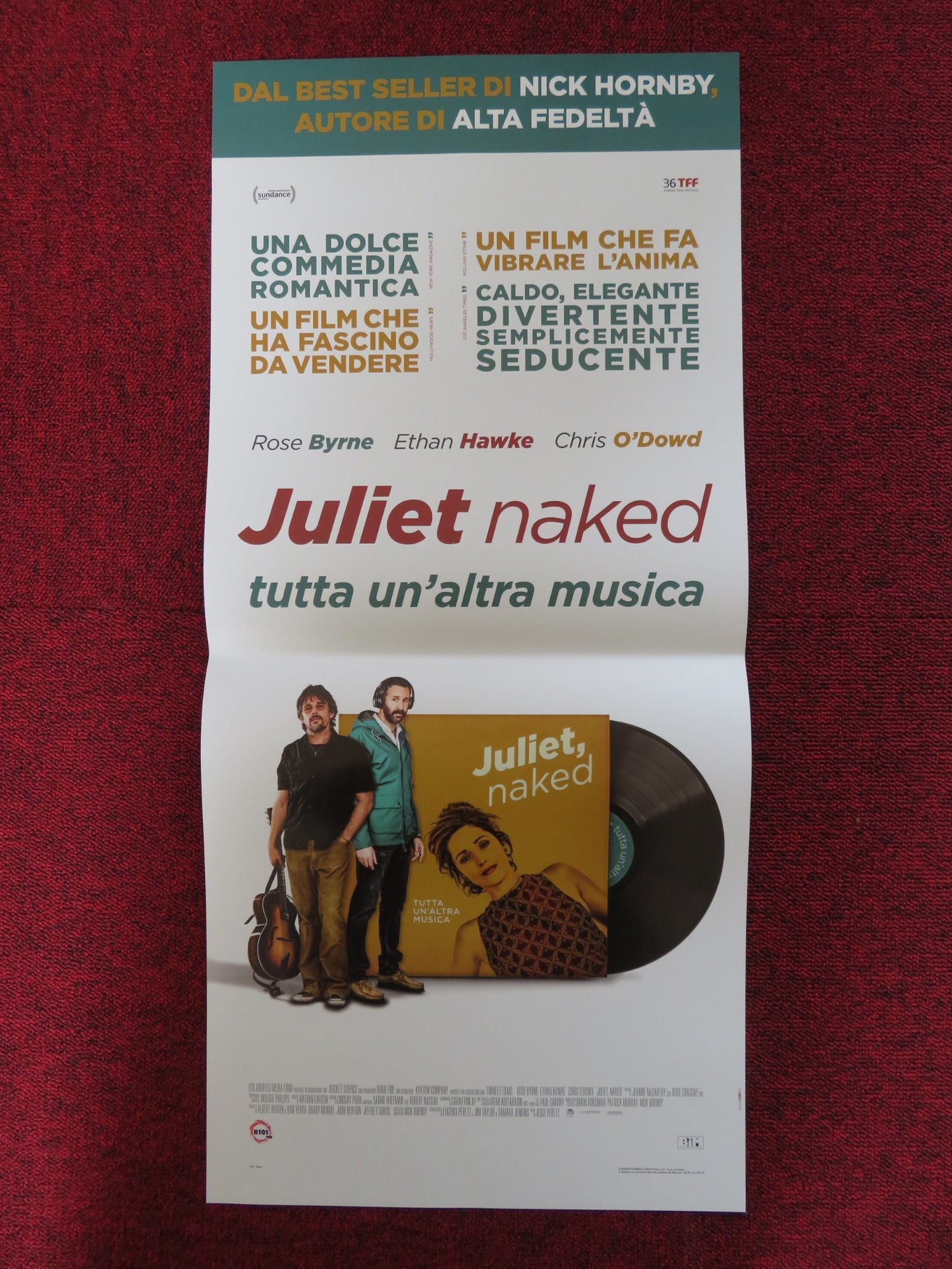 JULIET NAKED ITALIAN LOCANDINA POSTER ROSE BRYNE ETHAN HAWKE 2018