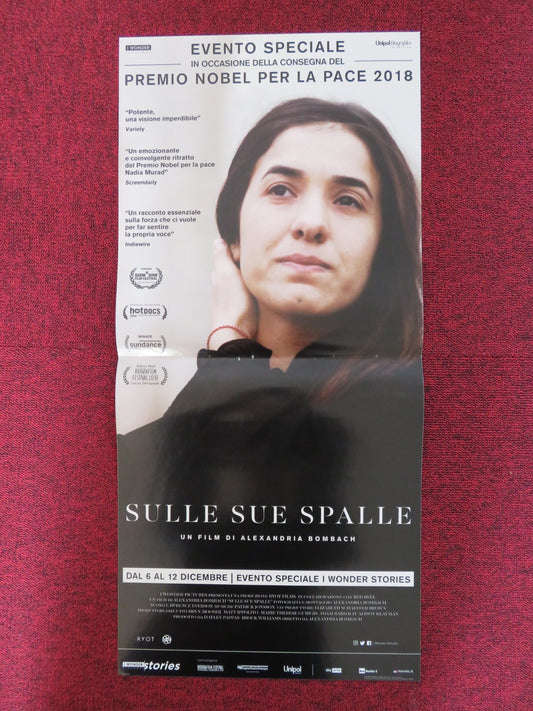 SULLE SUE SPALLE ITALIAN LOCANDINA POSTER NADIA MURAD MURAD ISMAEL 2018