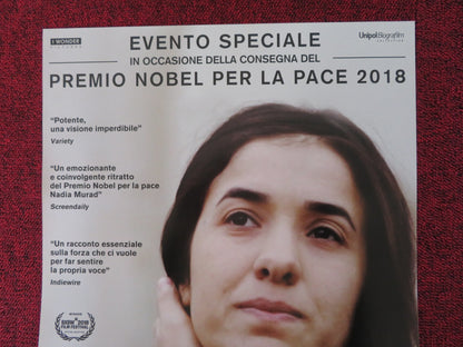 SULLE SUE SPALLE ITALIAN LOCANDINA POSTER NADIA MURAD MURAD ISMAEL 2018