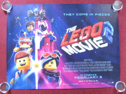 THE LEGO MOVIE 2: THE SECOND PART UK QUAD (30"x 40") ROLLED POSTER C. PRATT 2019