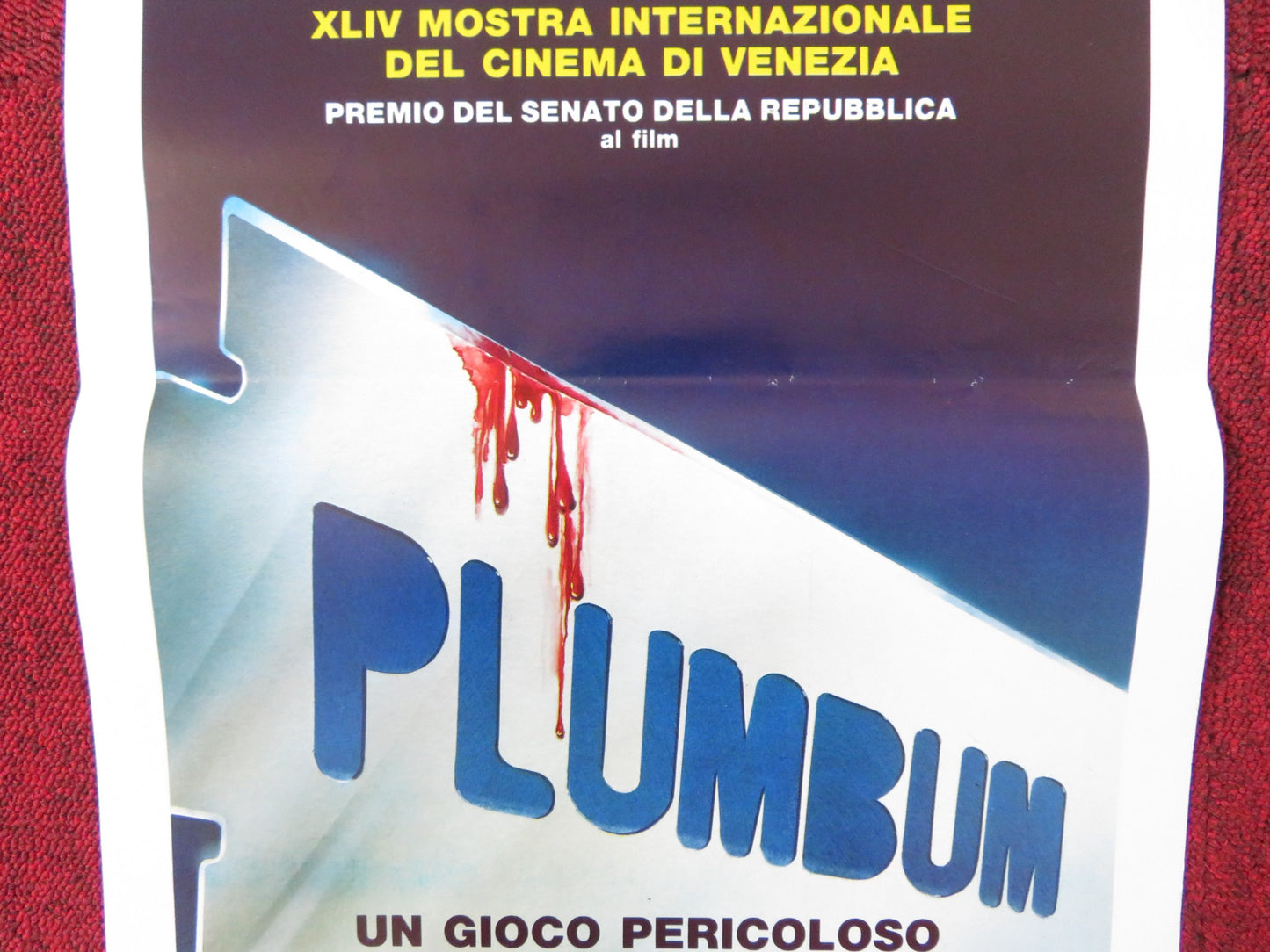 PLUMBUM, OR DANGEROUS GAME ITALIAN LOCANDINA POSTER ANTON ANDROSOF 1989