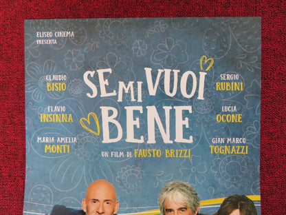 SEMI VUOI BENE ITALIAN LOCANDINA POSTER CLAUDIO BISIO SERGIO RUBINI 2019