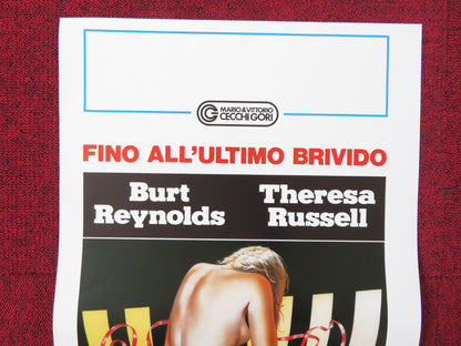 PHYSICAL EVIDENCE ITALIAN LOCANDINA POSTER BURT REYNOLDS THERESA RUSSELL 1989