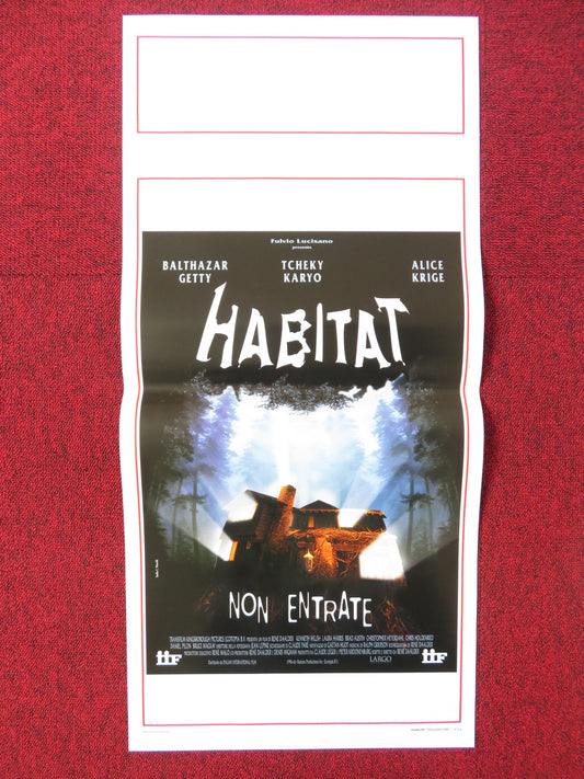 HABITAT - NON ENTRATE ITALIAN LOCANDINA POSTER BALTHAZAR GETTY TCHEKY KARYO 1997