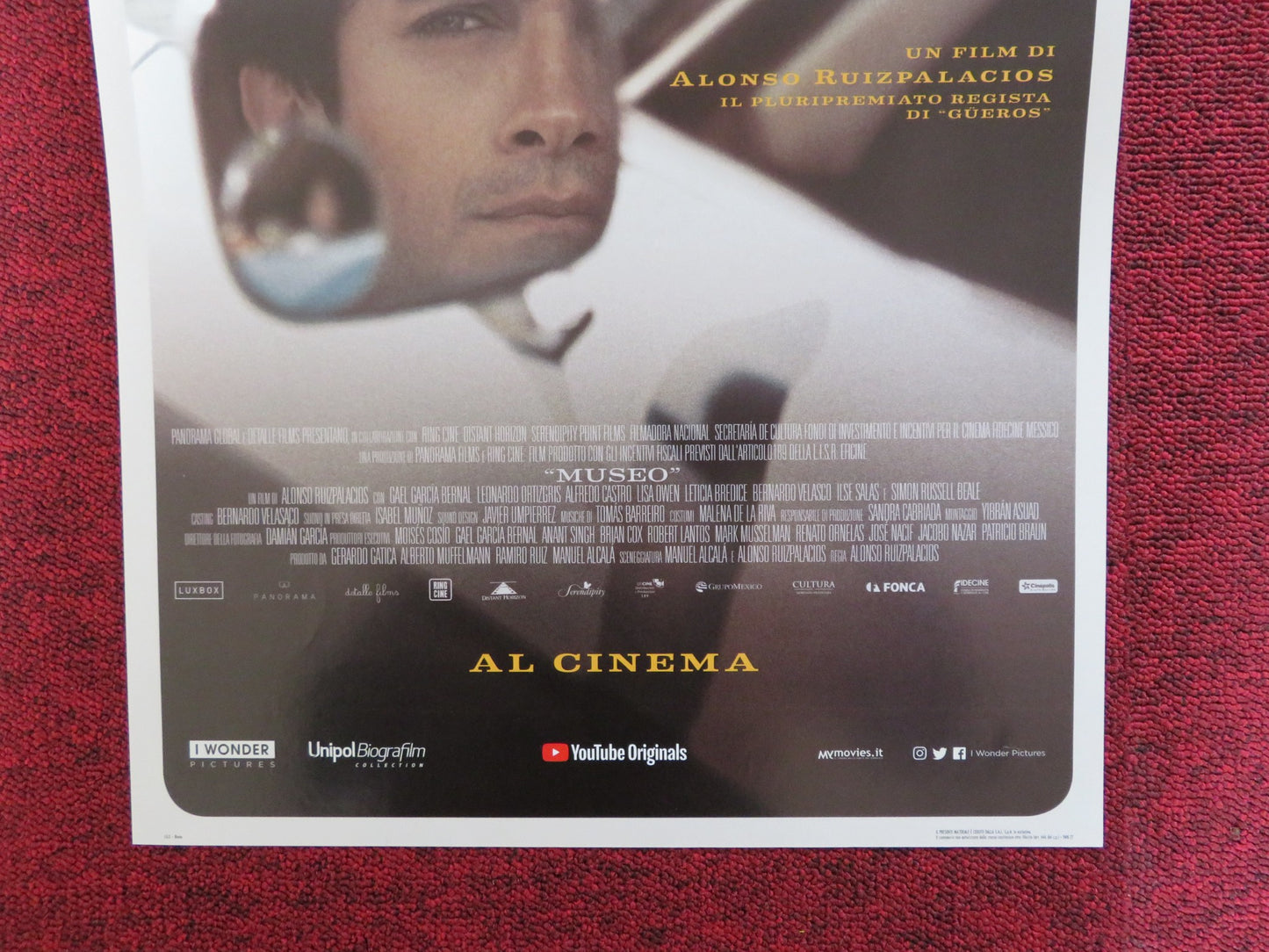 MUSEO ITALIAN LOCANDINA POSTER GAEL GARCIA BERNAL LYNN GILMARTIN 2018