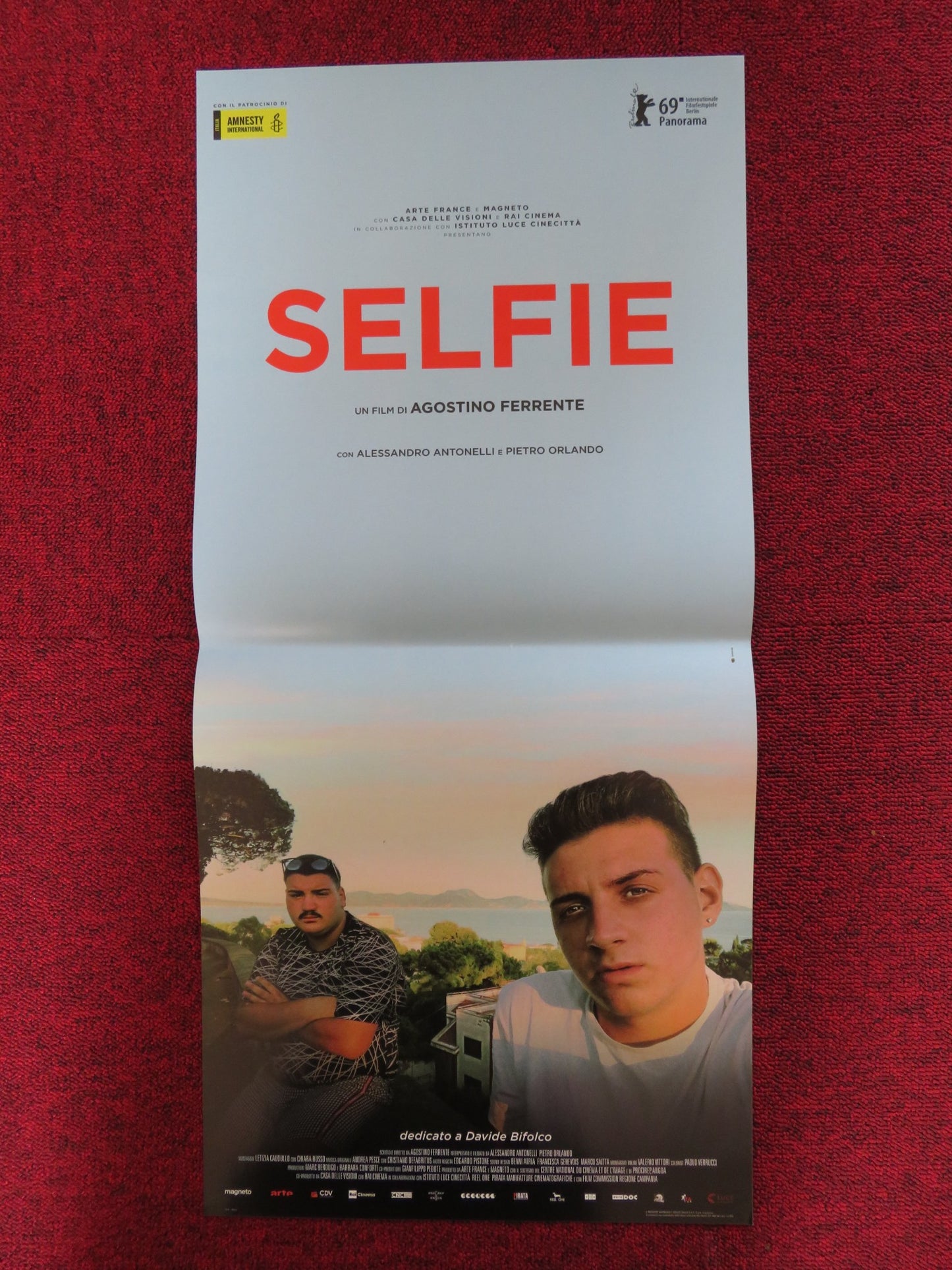 SELFIE ITALIAN LOCANDINA POSTER ALESSANDRO ANTONELLI PIETRO ORLANDO 2019