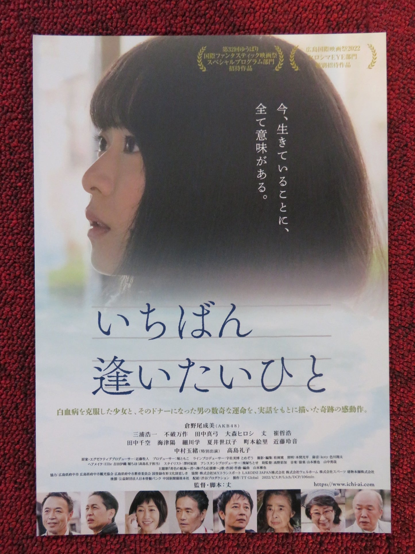 THE PERSON I WANT TO MEET THE MOST JAPANESE CHIRASHI (B5) POSTER REIKO 2023