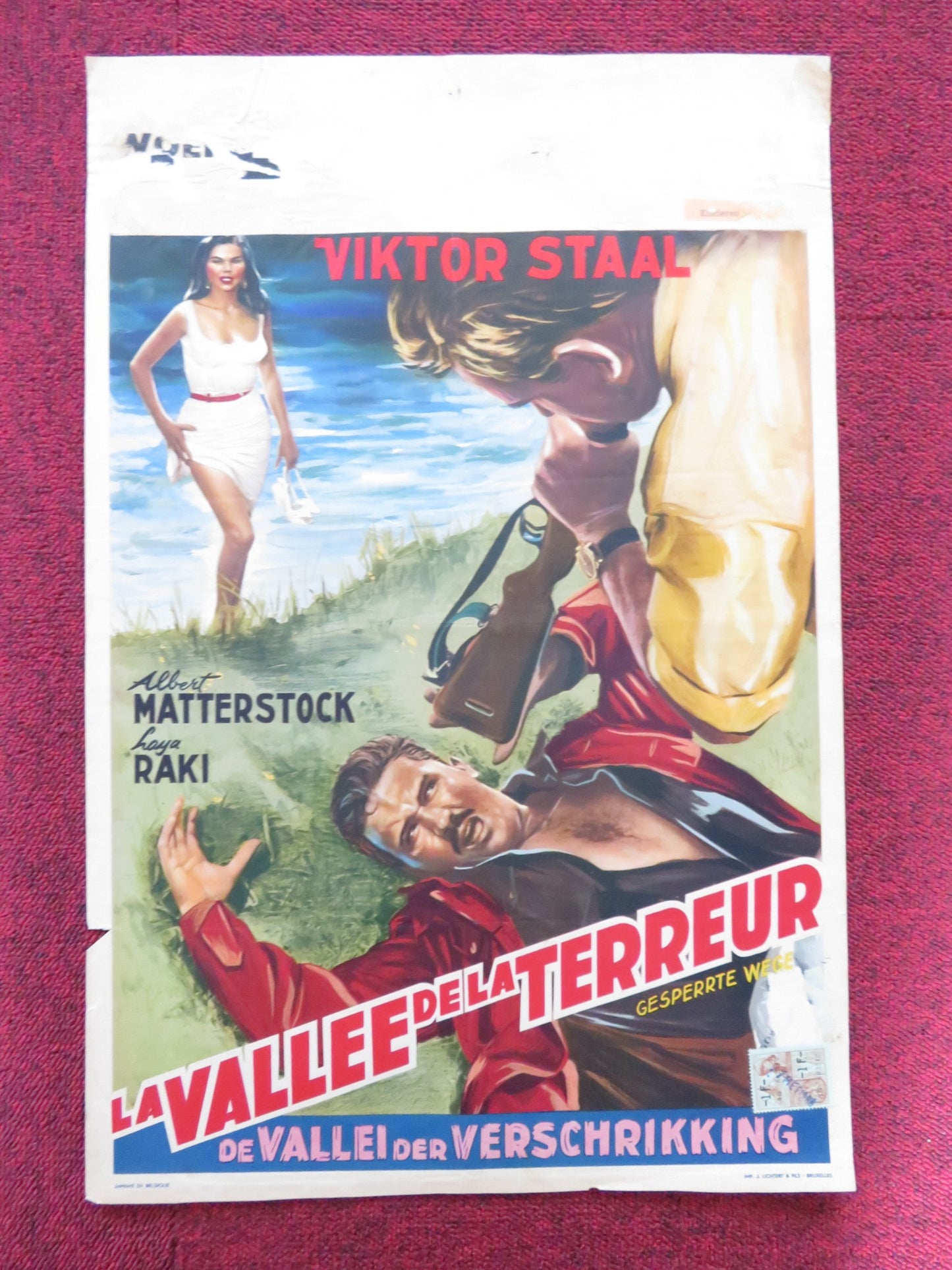 CAMINO CORTADO BELGIUM POSTER VIKTOR STAAL ALBERT MATTERSTOCK 1955