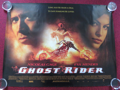 GHOST RIDER UK QUAD (30"x 40") ROLLED POSTER NICOLAS CAGE PETER FONDA 2007