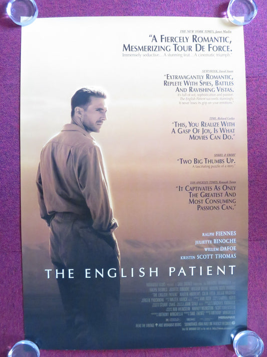 THE ENGLISH PATIENT US ONE SHEET ROLLED POSTER RALPH FIENNES J. BINOCHE 1996