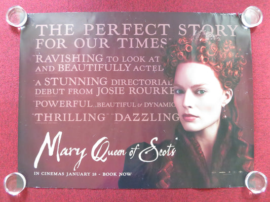 MARY QUEEN OF SCOTS UK QUAD (30"x 40") ROLLED POSTER SAOIRSE RONAN 2018