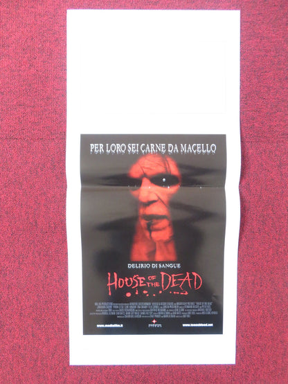 HOUSE OF THE DEAD ITALIAN LOCANDINA POSTER JONATHAN CHERRY TYRON LEITSO 2003