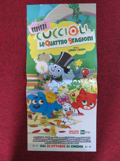 MINI CUCCIOLI LE QUATTRO STAGIONI ITALIAN LOCANDINA POSTER SERGIO MANFIO 2018