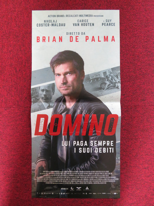 DOMINO ITALIAN LOCANDINA POSTER BRIAN DE PALMA NIKOLAJ COSTER WALDAU 2019