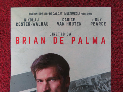 DOMINO ITALIAN LOCANDINA POSTER BRIAN DE PALMA NIKOLAJ COSTER WALDAU 2019