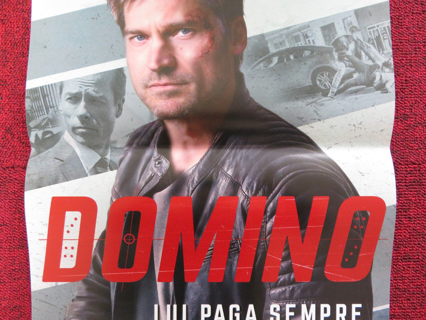 DOMINO ITALIAN LOCANDINA POSTER BRIAN DE PALMA NIKOLAJ COSTER WALDAU 2019