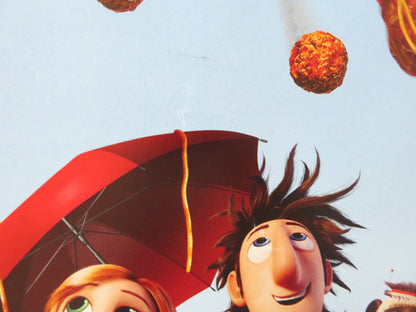 CLOUDY WITH A CHANCE OF MEATBALLS UK QUAD (30"x 40") ROLLED POSTER B. HADER 2009