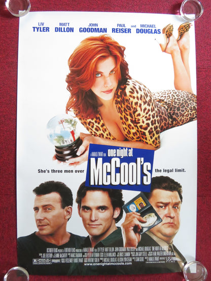 ONE NIGHT AT MCCOOL'S US ONE SHEET ROLLED POSTER MATT DILLON LIV TYLER 2001