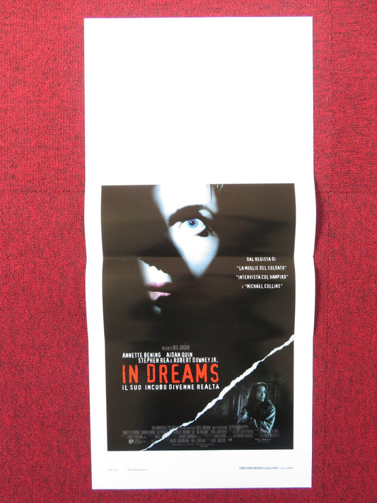 IN DREAMS ITALIAN LOCANDINA POSTER ANNETTE BENING AIDAN QUIN 1999