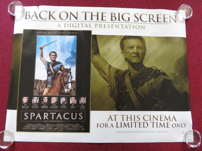 SPARTACUS - BACK ON THE BIG SCREEN UK QUAD (30"x 40") ROLLED POSTER HESTON 2009